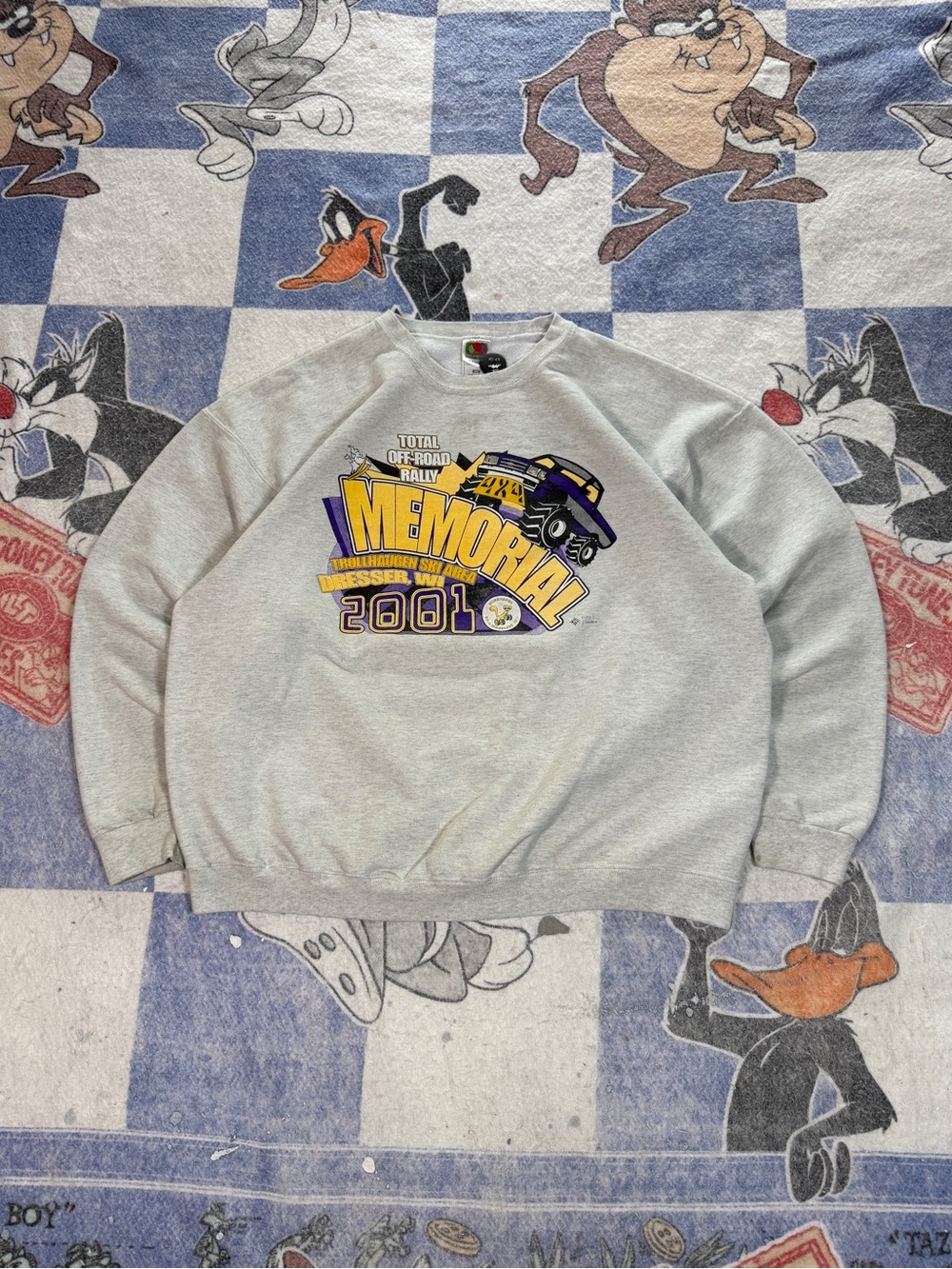 Vintage totally off road rally crewneck sweatshirt